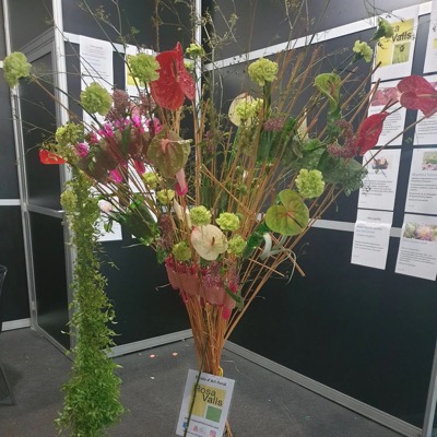 Rosa Valls Trained at the Fira Iberflora 2021